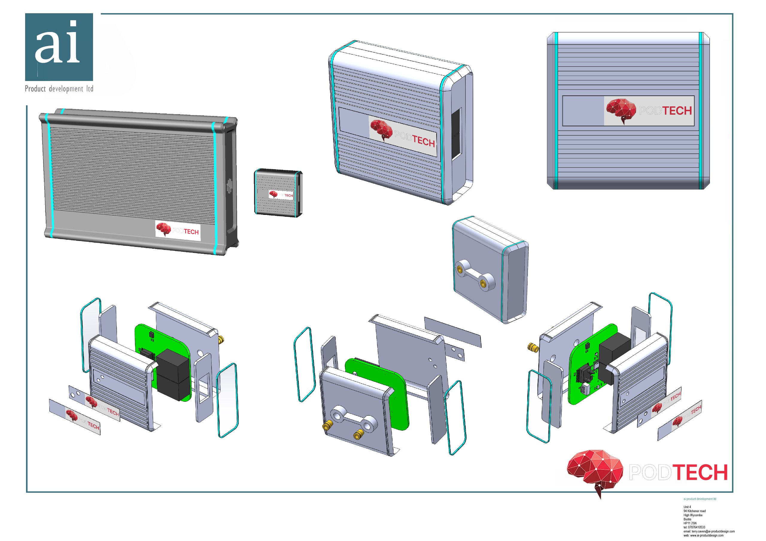 POD-A1 Product Renders