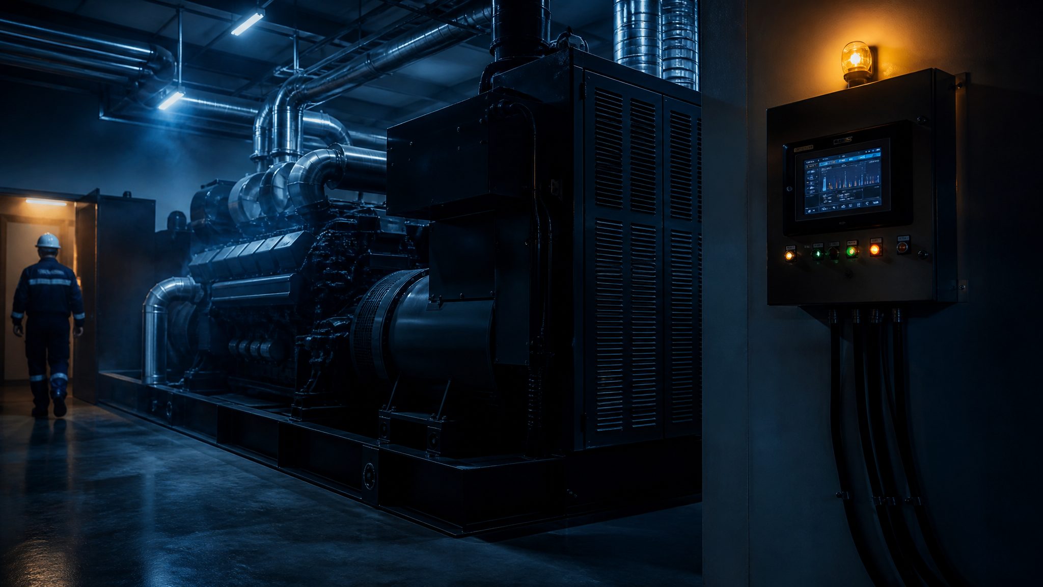 Generator monitoring dashboard for facility managers
