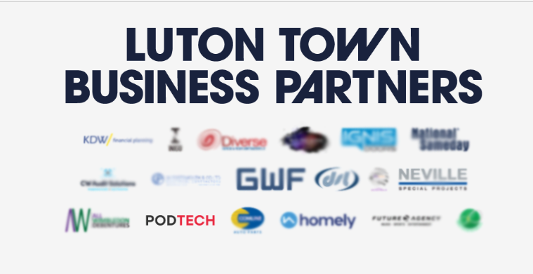 luton town business partnership with podtech